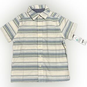 ⭐️NWT⭐️ OshKosh B’Gosh Toddler Boys Short Sleeve Button-Up Shirt | Size 4T
